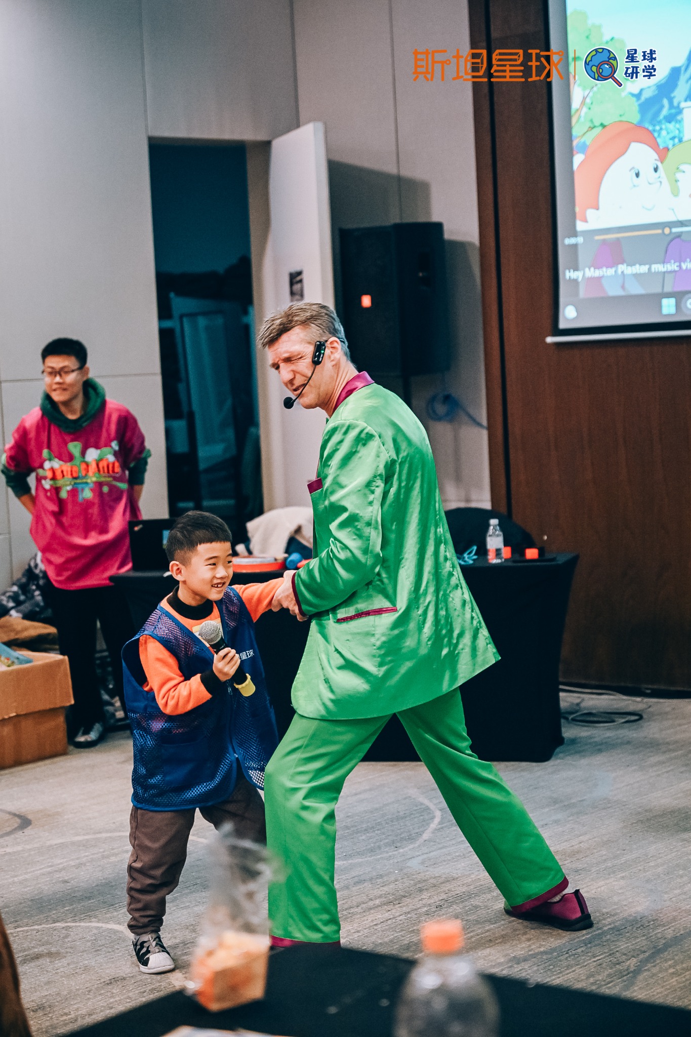 Interactive Story Sessions with Master Plaster and students