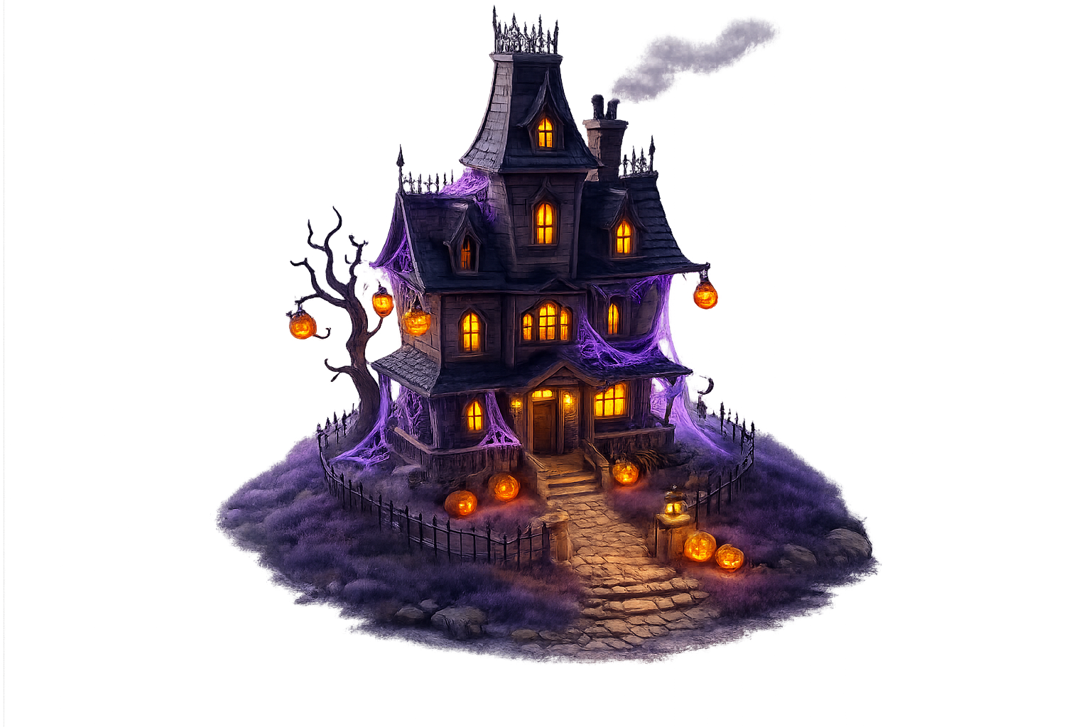 Simone's haunted house in Spooksville